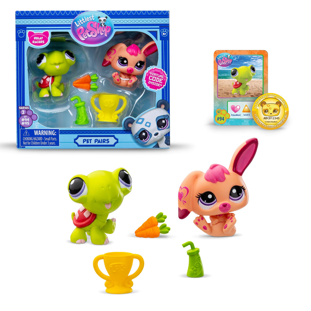 Littlest Pet Shop Divin Divas pair featuring cat and axolotl