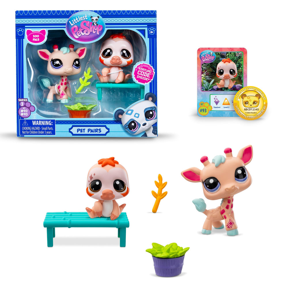 Littlest Pet Shop packaging view shows the random pairing