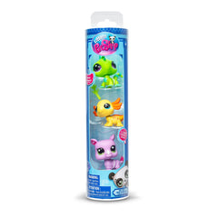 Littlest Pet Shop Iguana mini figure in Wild Vibes tube with colorful design for creative play.