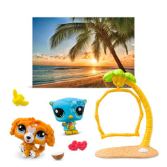 Littlest Pet Shop Petfluencer Sunset Pals Spaniel 45 with accessories sparks creative storytelling