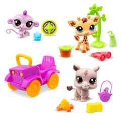 Rhino safari adventure figure from Littlest Pet Shop adds dynamic storytelling.