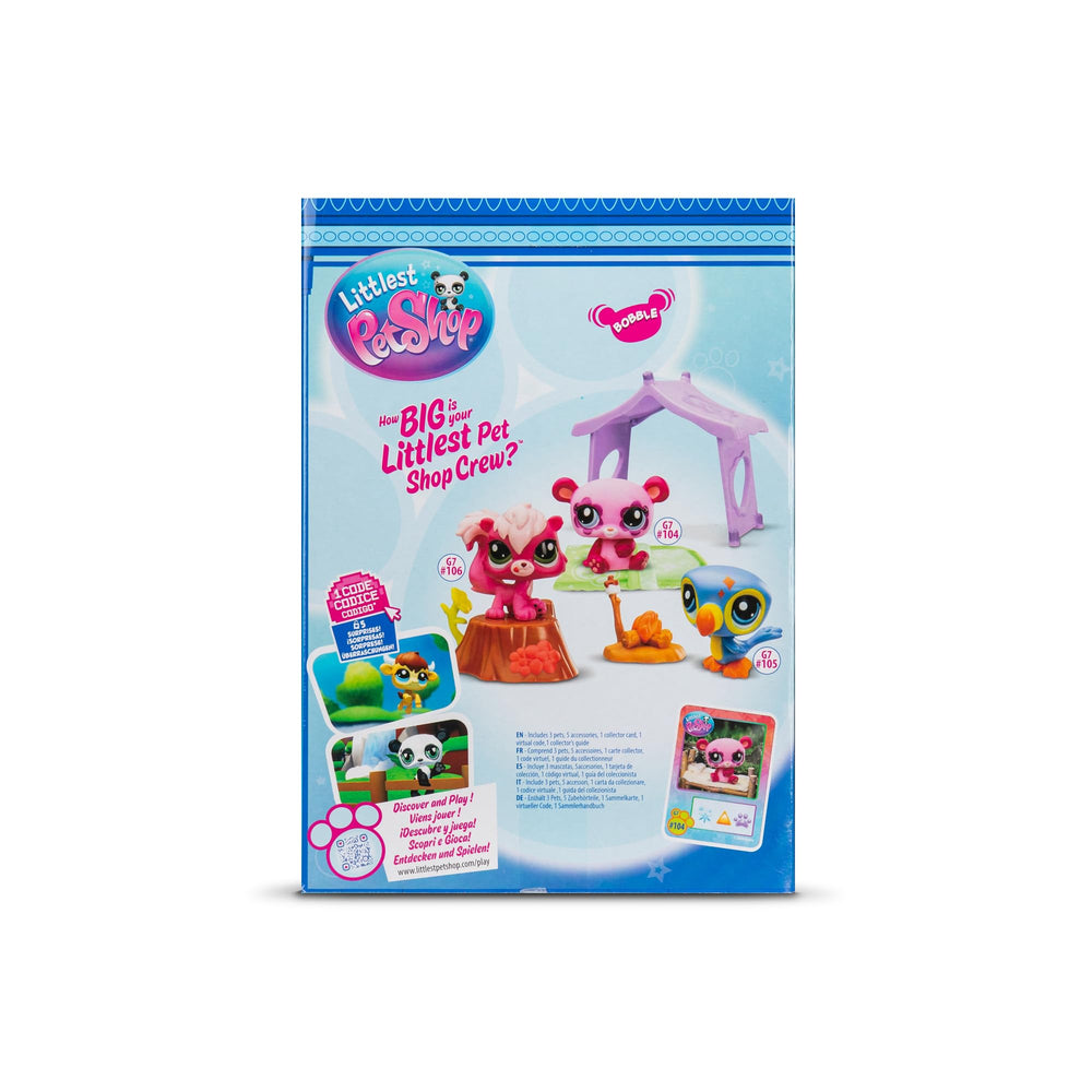 Littlest Pet Shop virtual code unlocks online surprises.