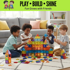 Little Vo strong magnets enable taller, more stable constructions.