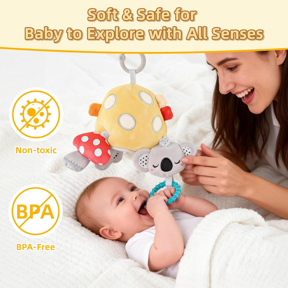 Littlove mirror clip shows baby-safe reflection for self-awareness.