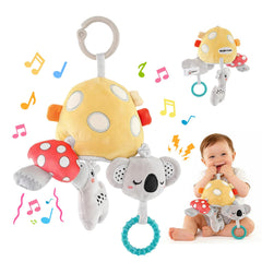 Littlove travel-use toy multi-sensory play for newborns in cars.