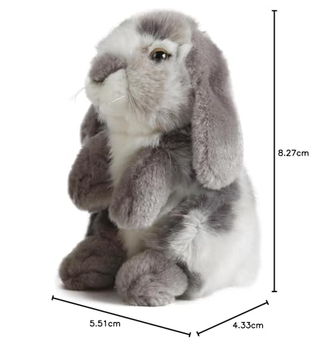 Gift-ready Living Nature rabbit plush for birthdays or holidays.