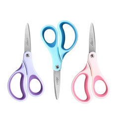LIVINGO Kids Scissors with green handle offer safe classroom cutting for young learners
