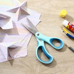 LIVINGO Kids Scissors pointed-tip design improves accuracy when cutting paper