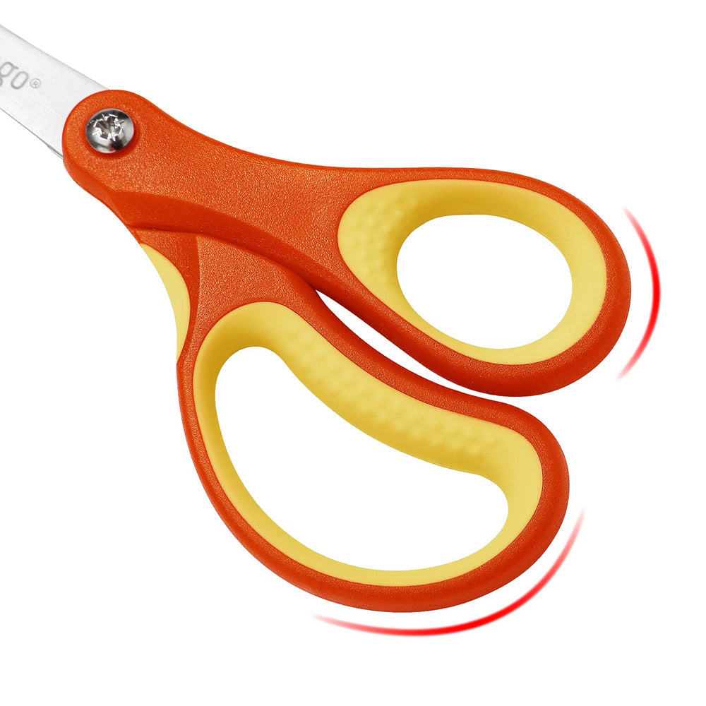 Livingo scissors with protective cover for safe storage and transport.
