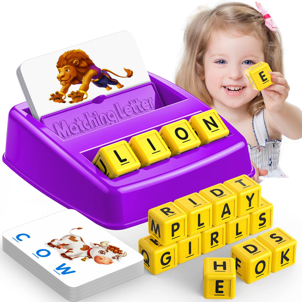 LIWIN LET'S GO! Matching Letter Game Tray for hands-on letter learning