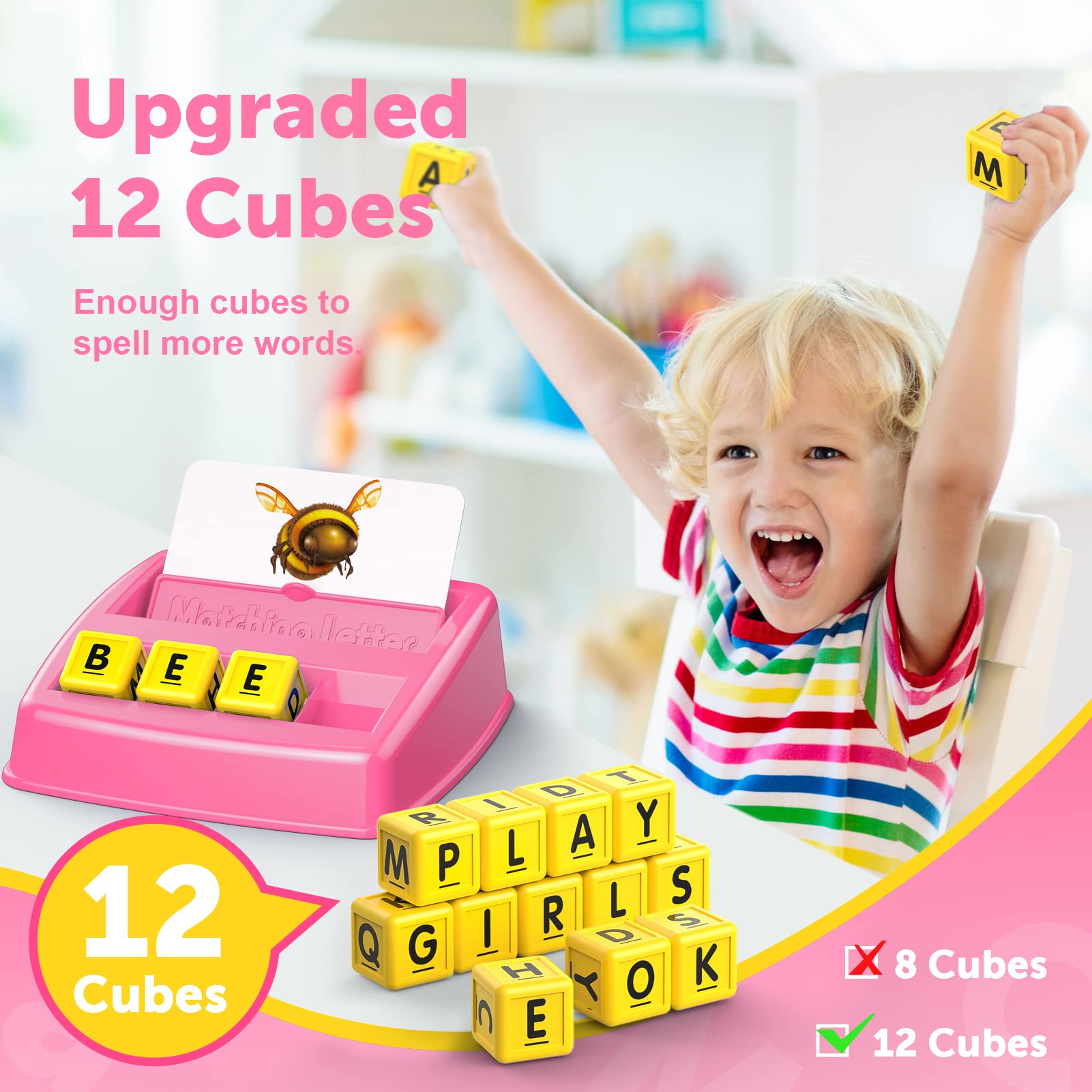 LIWIN LET'S GO! sturdy tray and pieces for focused learning sessions