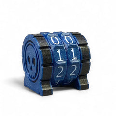 Lixusia Life Counter with blue wheels for precise game tracking.