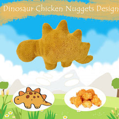 Lixzuch Dino Nugget Pillow bedroom decor, adds playful charm to any kid space.