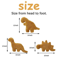 Lixzuch dino nugget pillow gift idea, ideal for birthdays and festive decorations.
