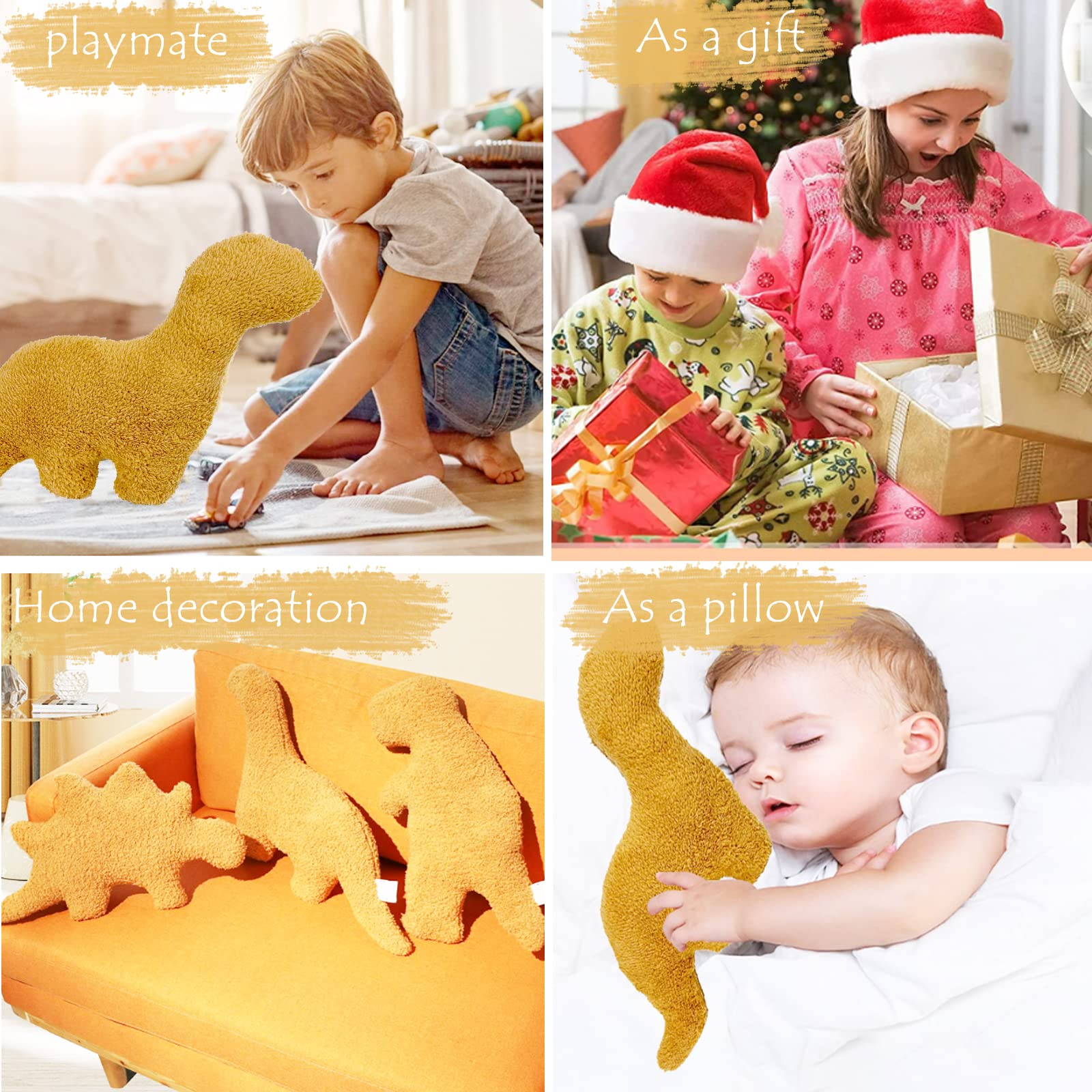 Lixzuch dino nugget pillow soft plush material, premium comfort for everyday use.