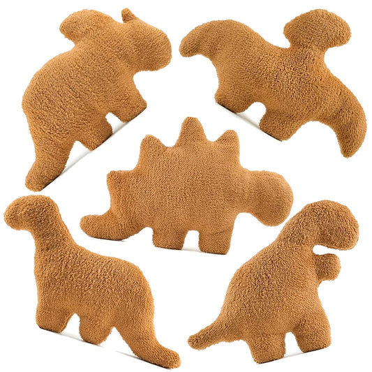 Lixzuch Dino Nugget Pillow Stegosaurus with soft plush for hugs.