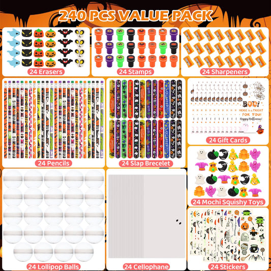 LiYiQ Halloween party favors set for easy pinata fills and festive gift bags