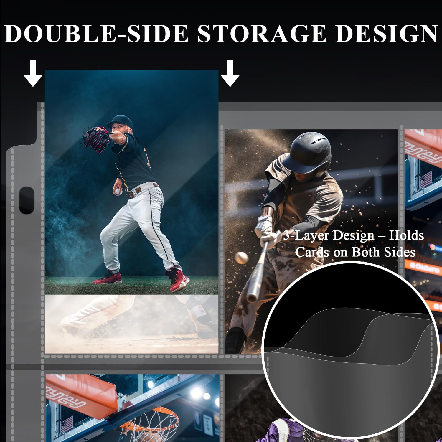 Lizuart 36 double-sided pages in binder demonstrate organized layout.