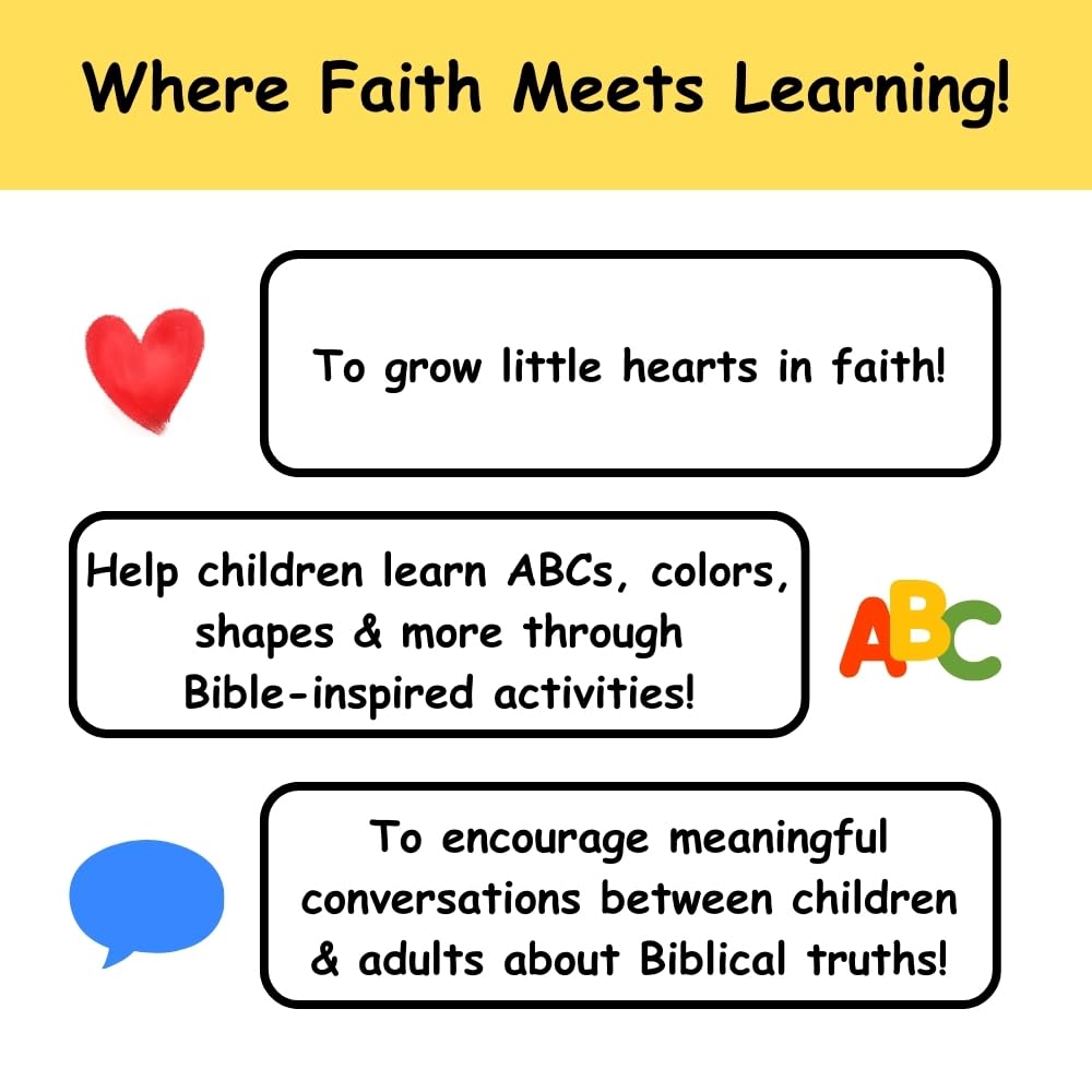L.J. Products Bible Busy Book car-quiet-ride: mess-free learning for travel and waiting rooms.