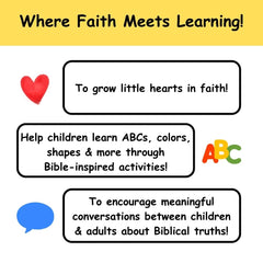L.J. Products Bible Busy Book car-quiet-ride: mess-free learning for travel and waiting rooms.