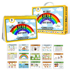 L.J. Products Bible Busy Book cover: engaging toddler Bible learning through tactile discovery.