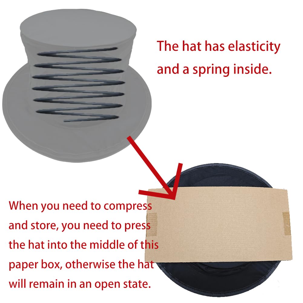 LJLHUIM folding magic hat compact for travel and easy storage