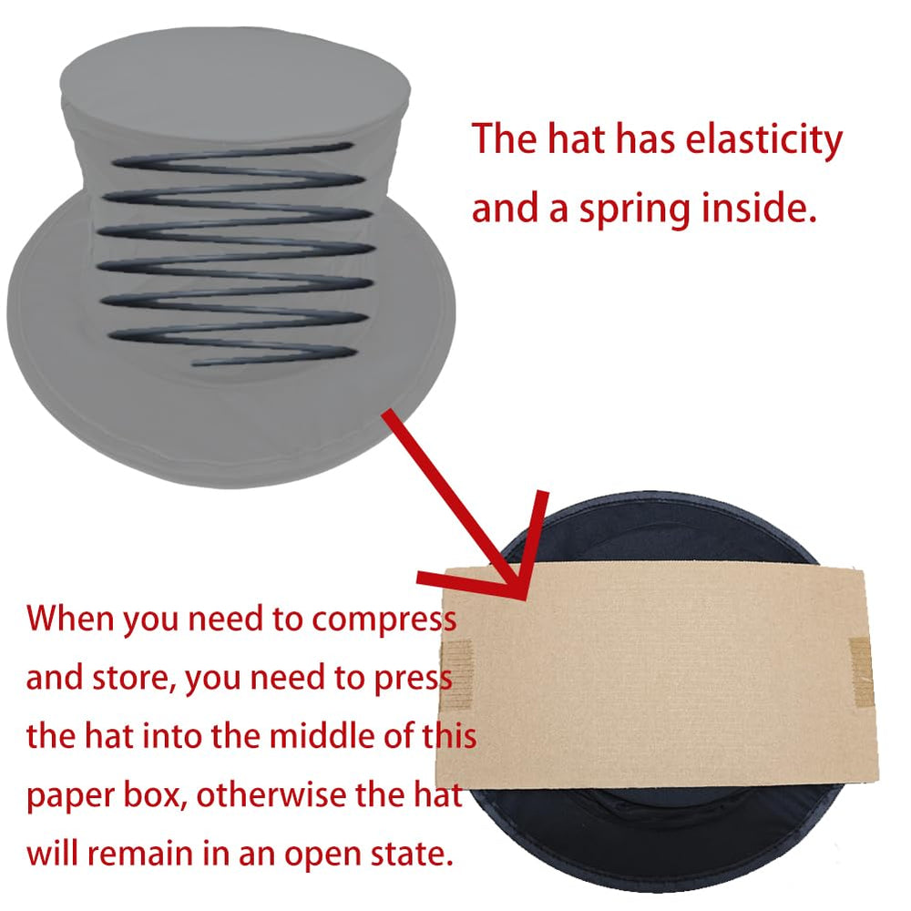 LJLHUIM folding magic hat compact for travel and easy storage