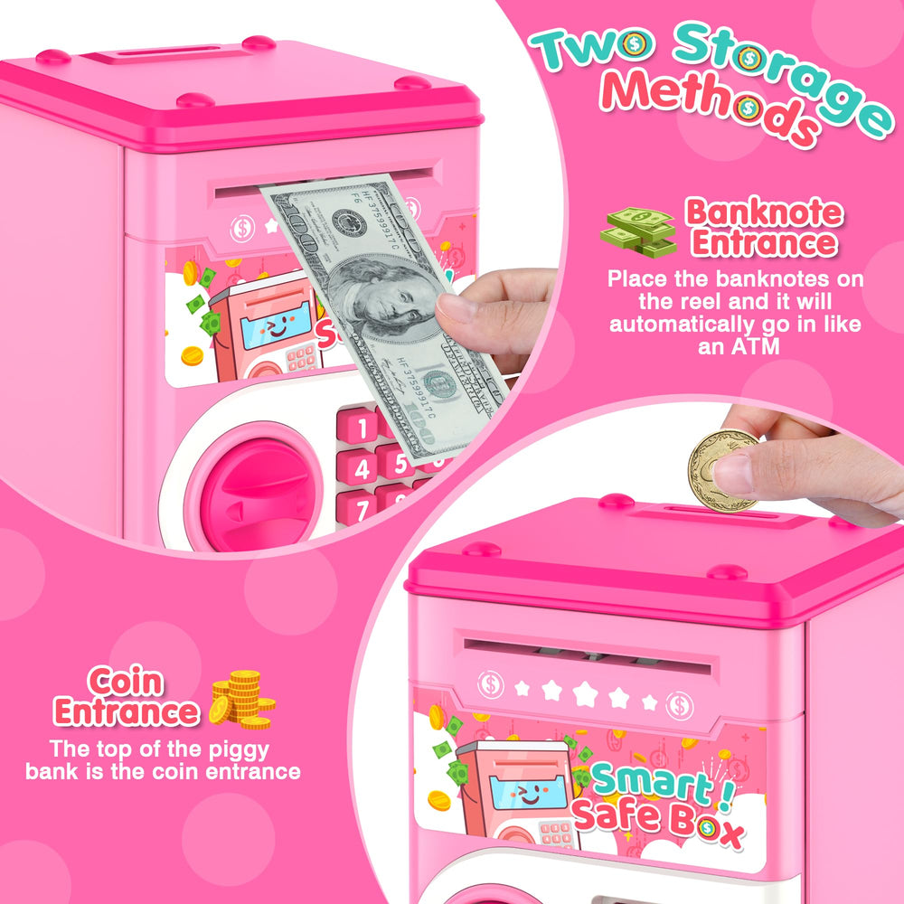 LJZJ child-friendly savings tool ideal for teaching money habits.