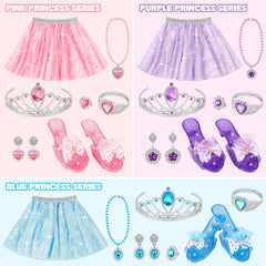 LJZJ tiara set adds instant royal flair to pretend play.