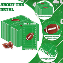 LKITMIUT football napkins-absorbent-material highlights durable, soft paper.
