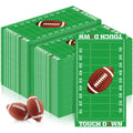 LKITMIUT football napkins pack-front view for festive game day setup.