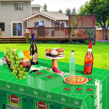 LKITMIUT football napkins-packaged image conveys quantity of 100.