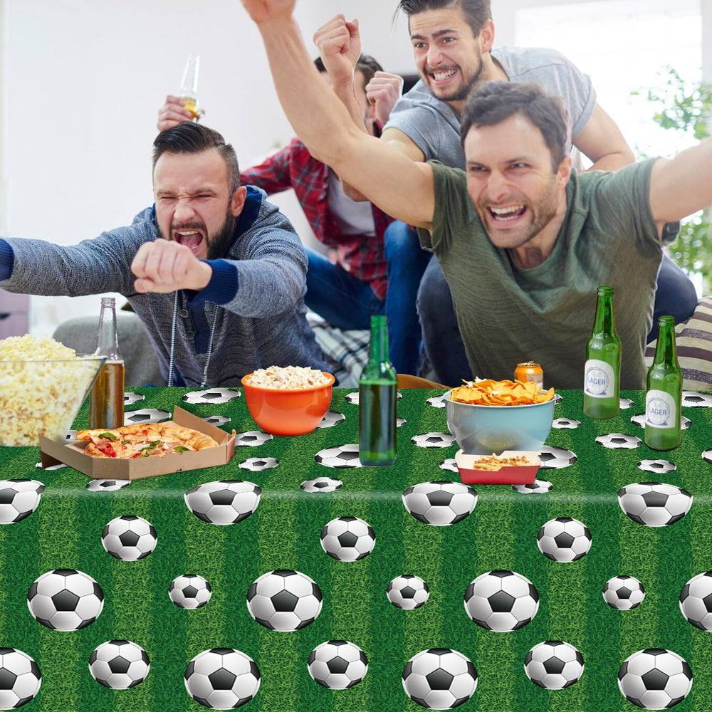 Durable material tablecloth by LKTMIUT offers robust protection during games and meals.