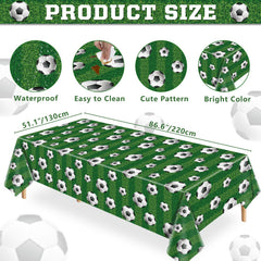 Large 86x51 inch coverage ideal for most rectangular tables at parties.