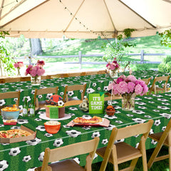 Tear-resistant LKTMIUT tablecloth maintains appearance through active celebrations.