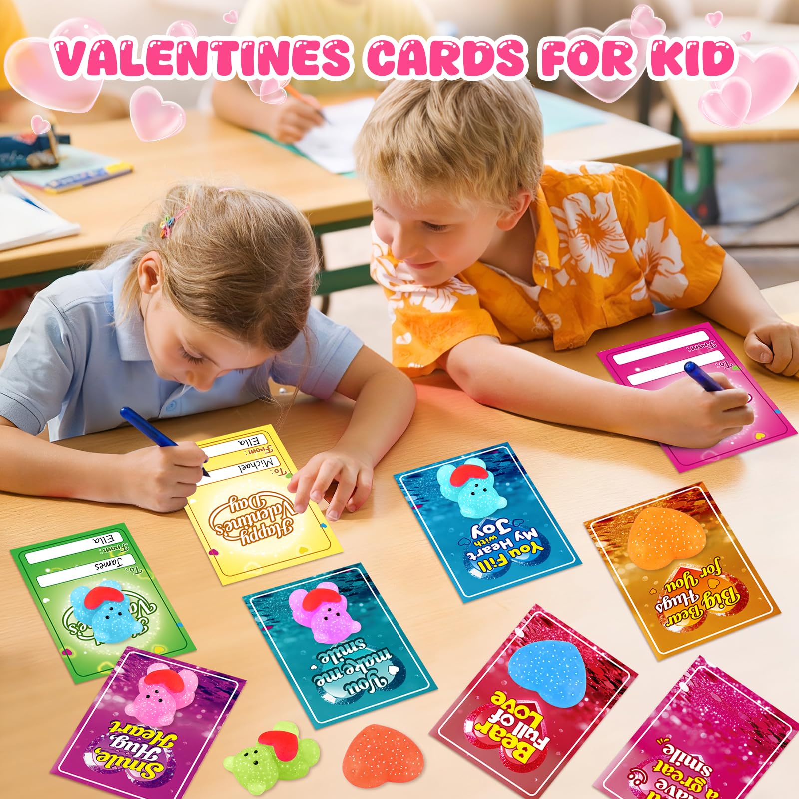 LLESSOO classroom exchange packs—easy, organized valentines gift setup