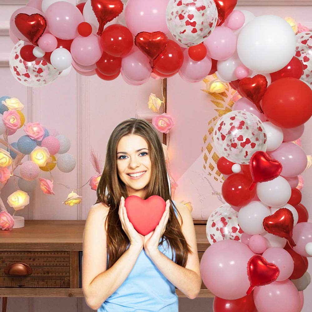 LLHFLY heart confetti balloons add festive sparkle to any display