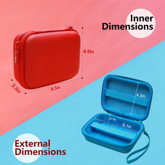 L LTGEM card game case blue outer dimensions make compact storage easy