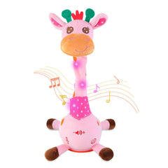 LLUKEME Dancing Giraffe Toy with glow neck for engaging playtime.