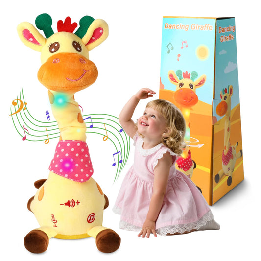 LLUKEME Dancing Giraffe neck glow enhances magical playtime interactions for babies