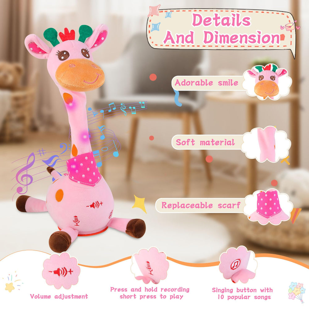 LLUKEME Dancing Giraffe Toy ideal for picnics and travel adventures.