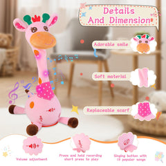 LLUKEME Dancing Giraffe Toy ideal for picnics and travel adventures.