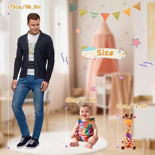 LLUKEME Dancing Giraffe Toy repeats speech to boost storytelling.