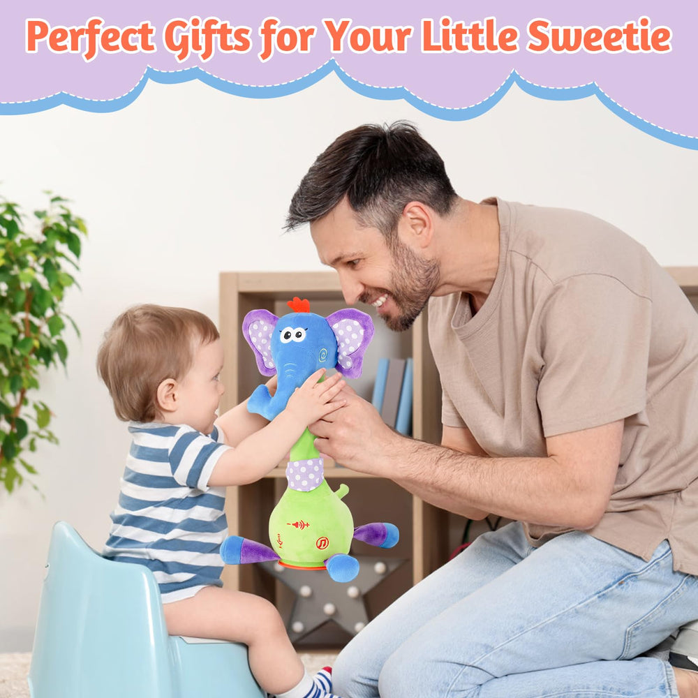 LLUKEME Gift-ready elephant toy suitable for birthdays and holidays