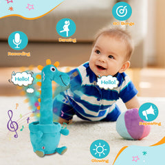 LLUKEME giraffe toy records your voice and plays it back.