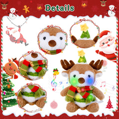LLUKEME reindeer-soft-plush-fabric offers gentle snuggles