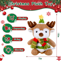 LLUKEME reindeer-wiggling-antlers encourages interactive play