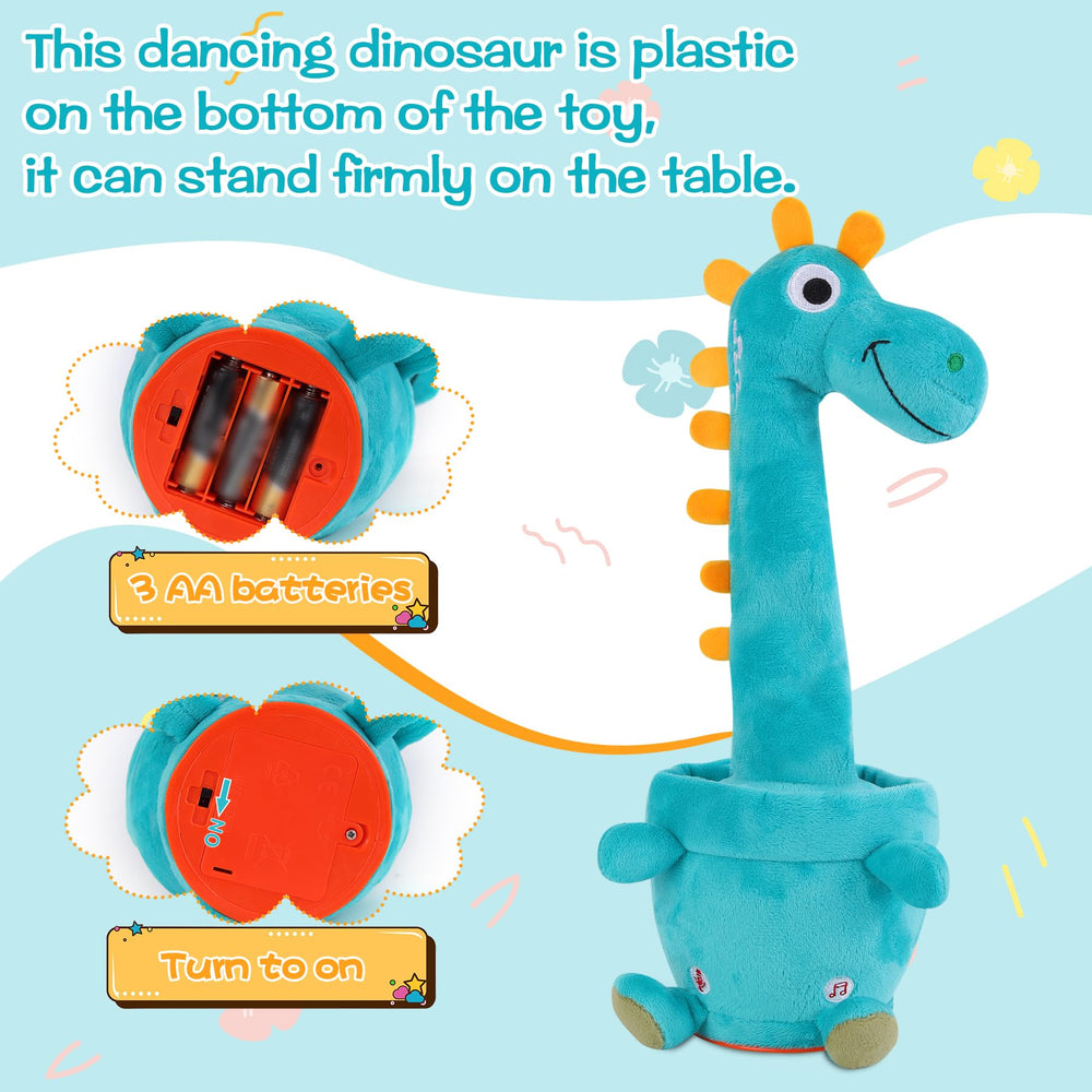 LLUKEME toy repeats what you say to encourage interaction.