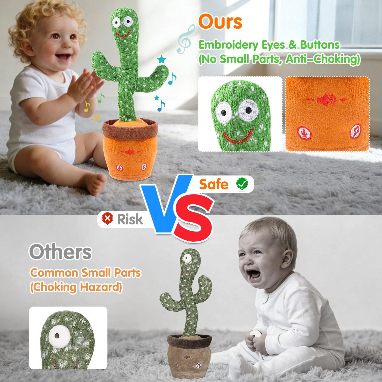 LLUKEME cactus setup is quick and easy for caregivers
