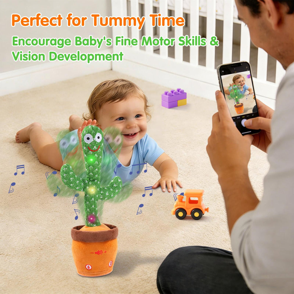 LLUKEME cactus repeats your words for funny playtime playback